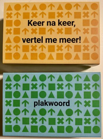 Plakwoord en Keer na keer